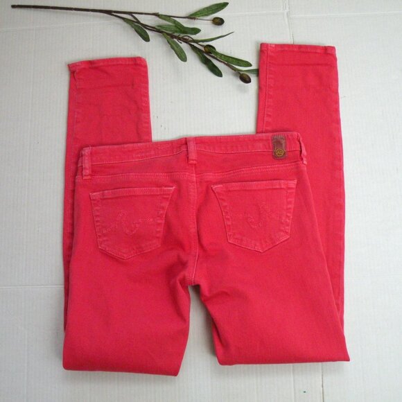 AG Adriano Goldschmied Pink Skinny jeans 27 - Picture 4 of 6